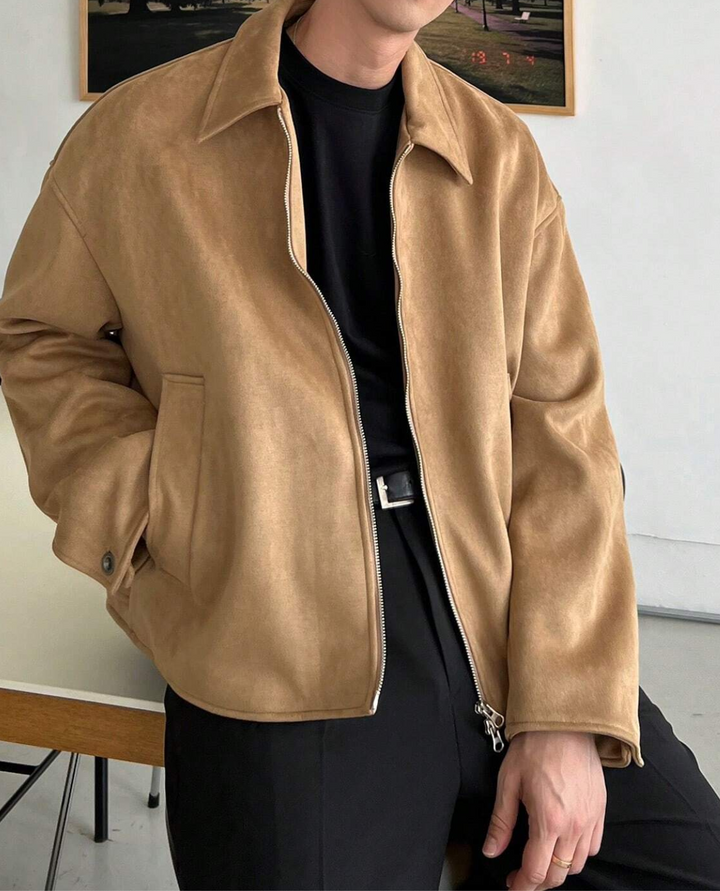 Novara Suede Jacket Mocha
