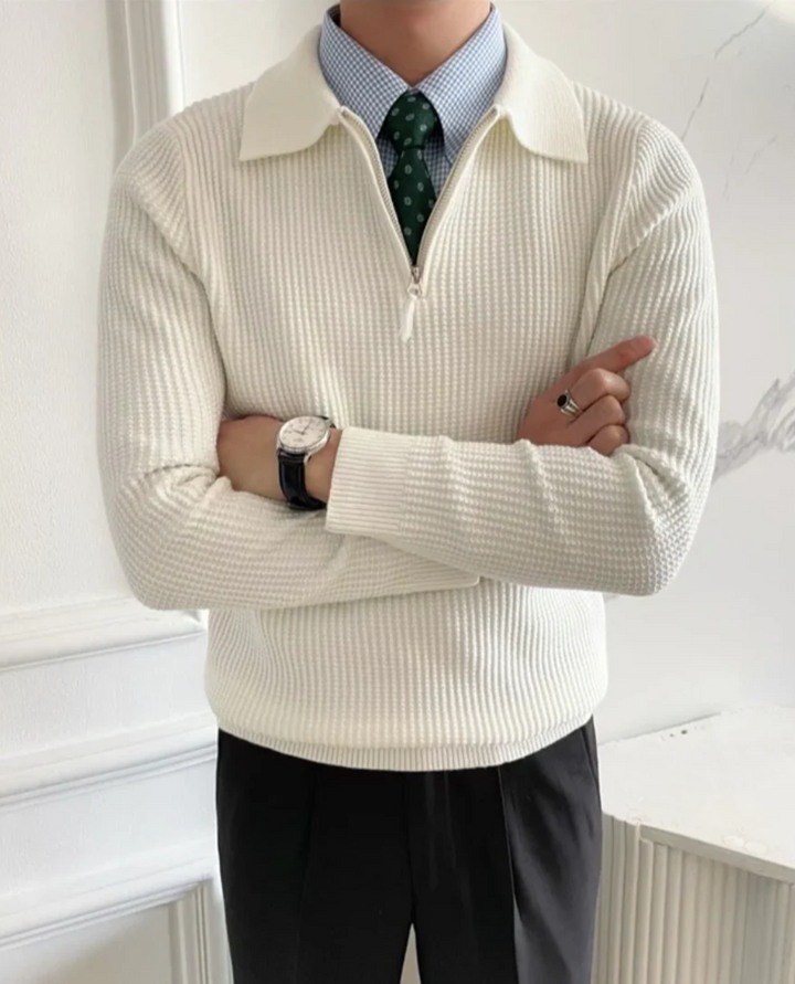 Savio Quarter Zip Sweater