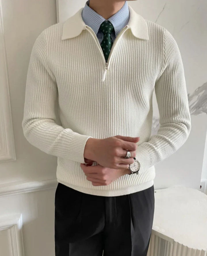 Savio Quarter Zip Sweater