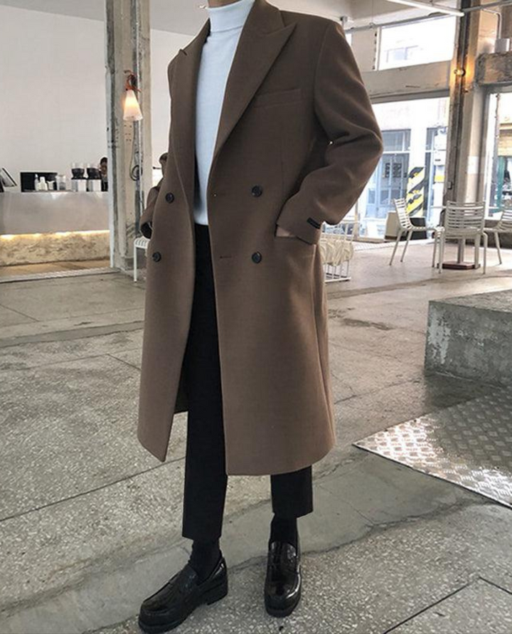Alessio Wool Coat Brown
