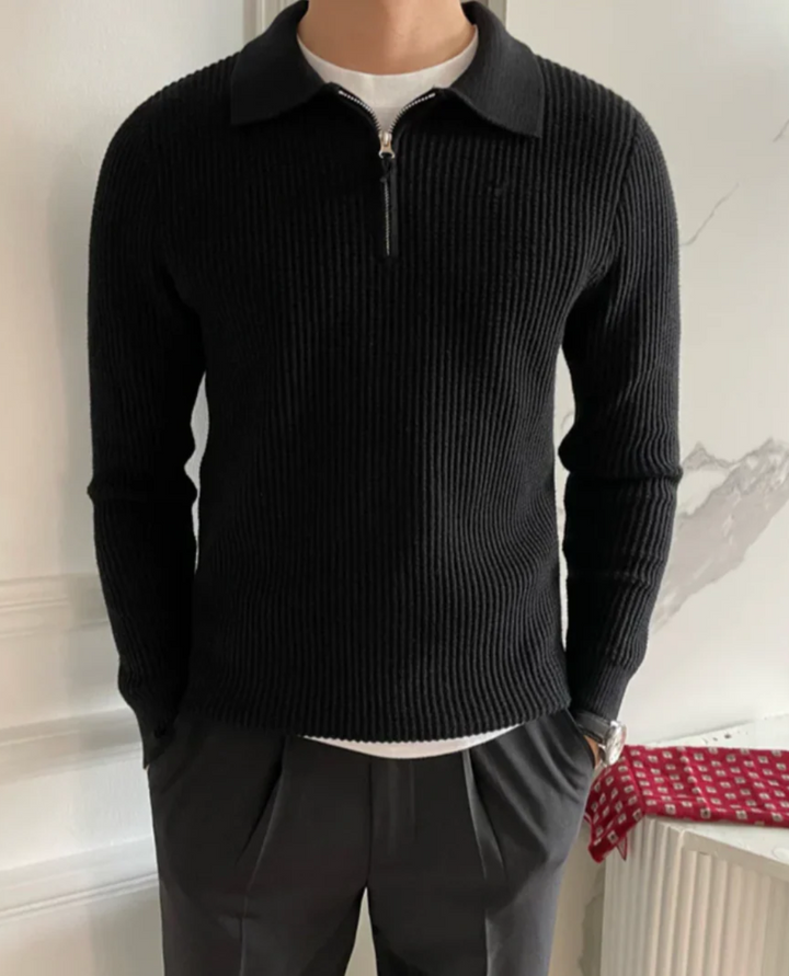 Savio Quarter Zip Sweater