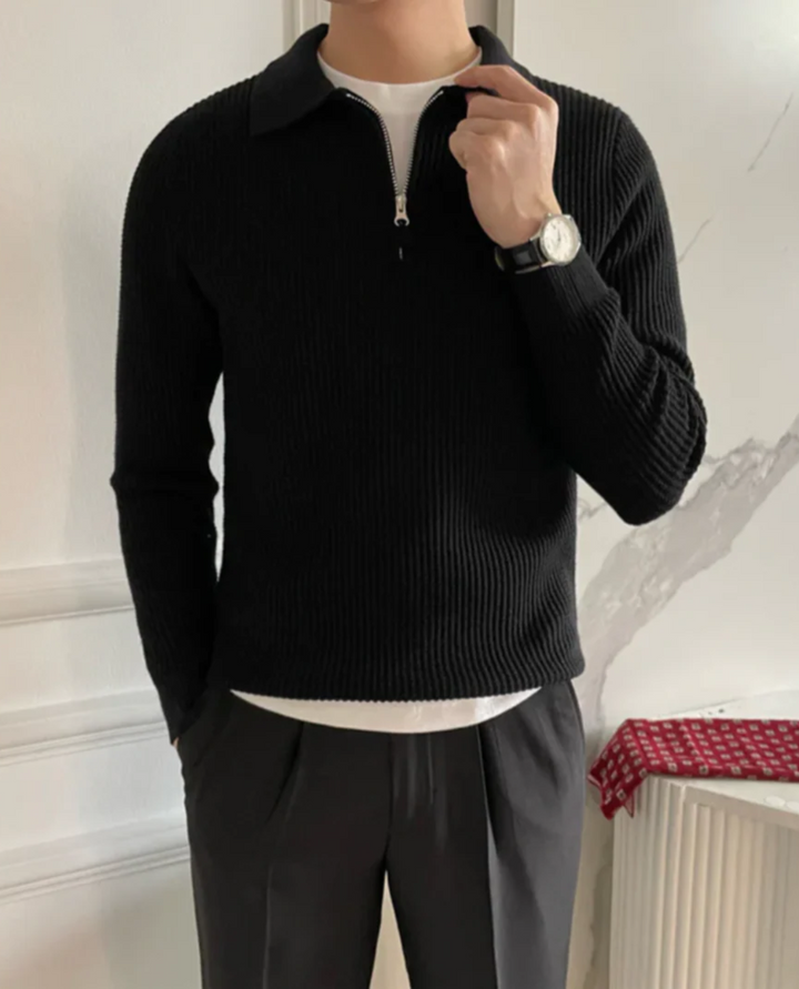 Savio Quarter Zip Sweater