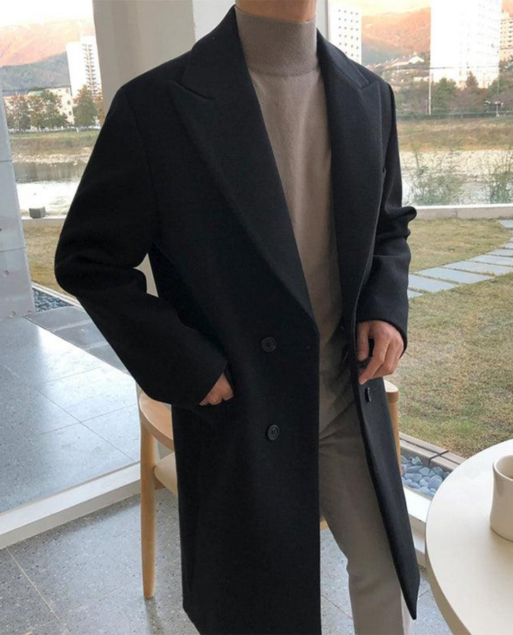 Alessio Wool Coat Black