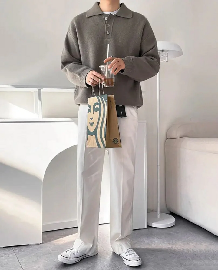 The Arveilo Polo Sweater
