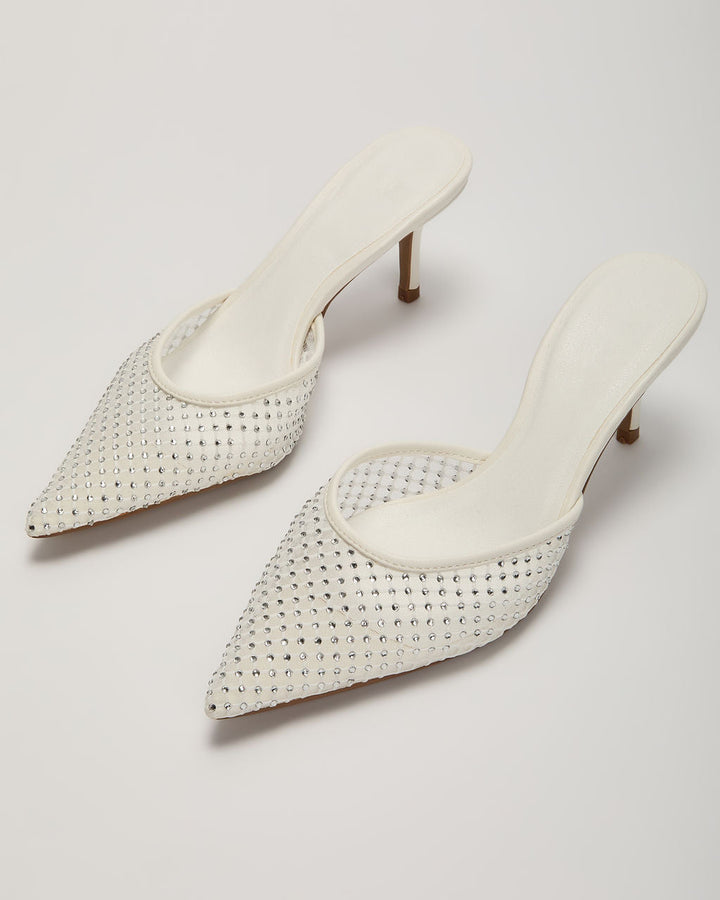 Ellenora Embellished Pointed Toe Mule