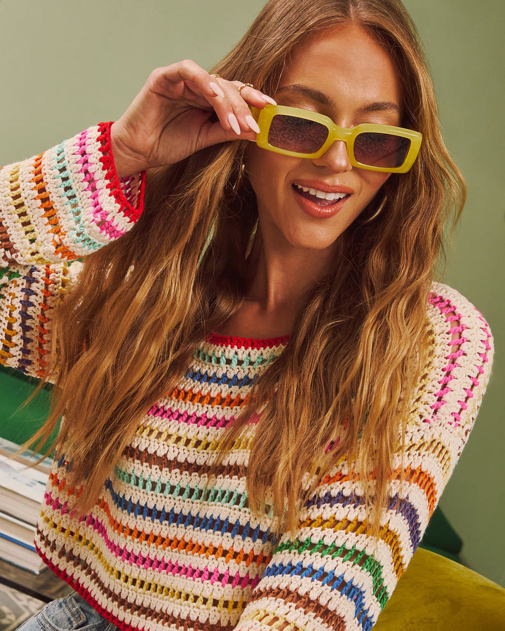 Viana Square Frame Sunglasses