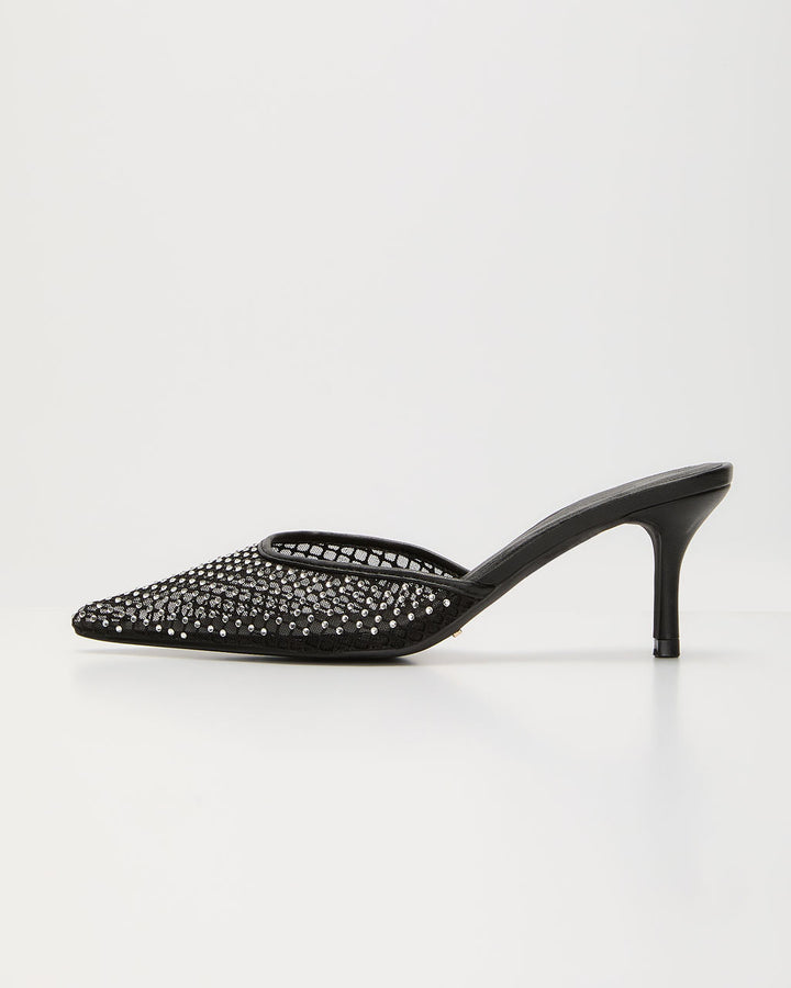 Ellenora Embellished Pointed Toe Mule