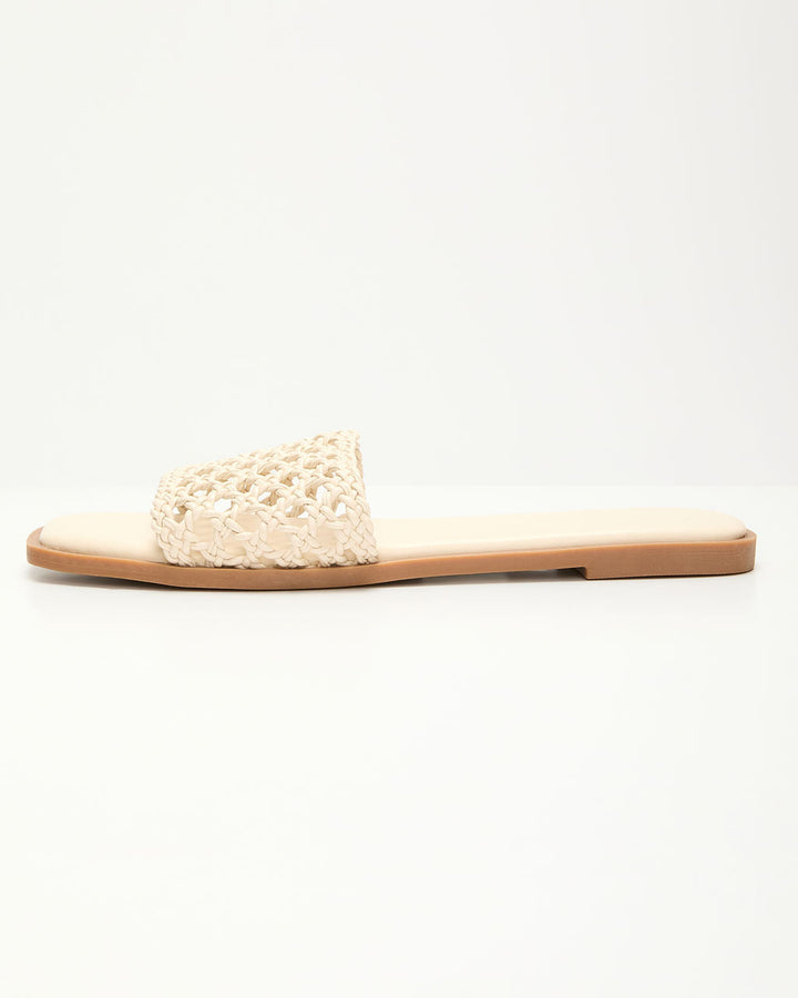 Warren Crochet Flat Sandals