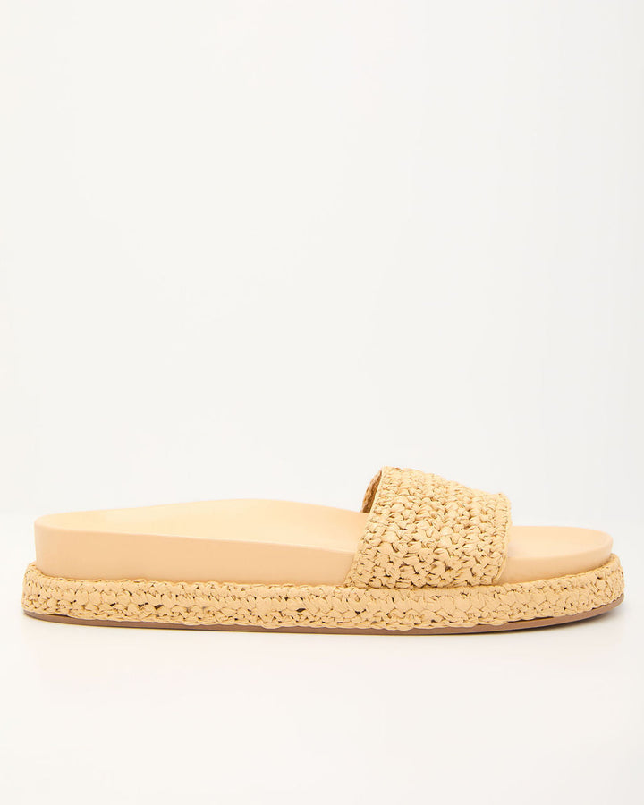 Devena Raffia Platform Sandal
