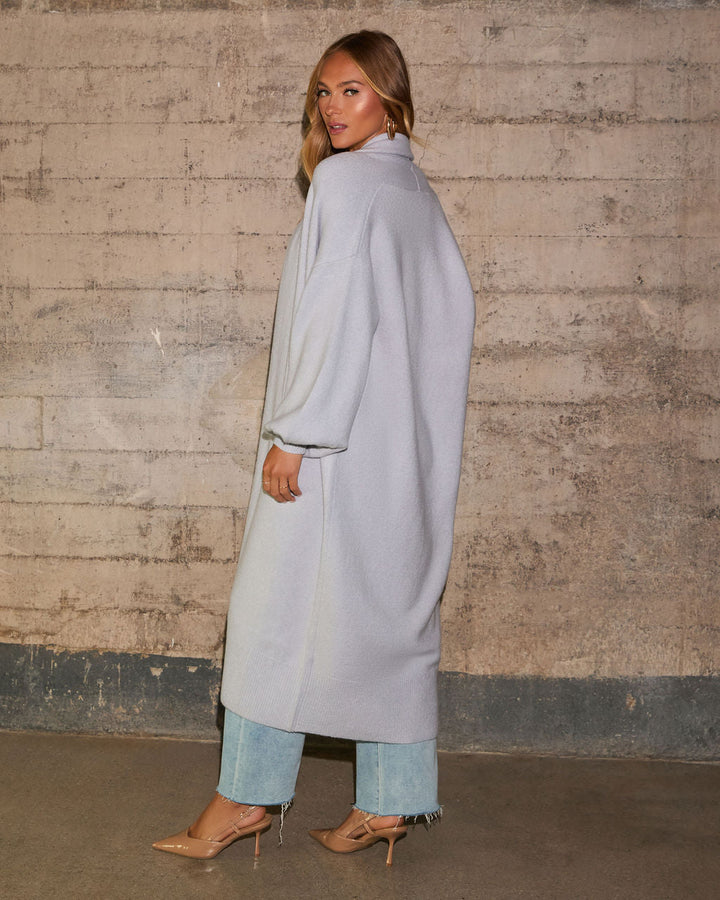 Kinglsey Open Front Long Cardigan