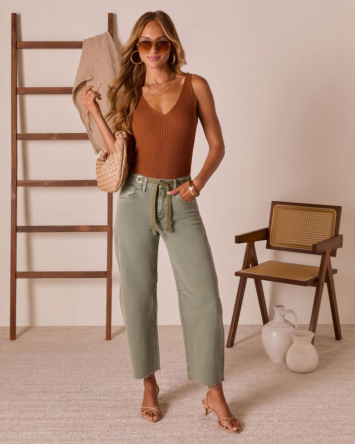 Lilou Knit V Neck Top