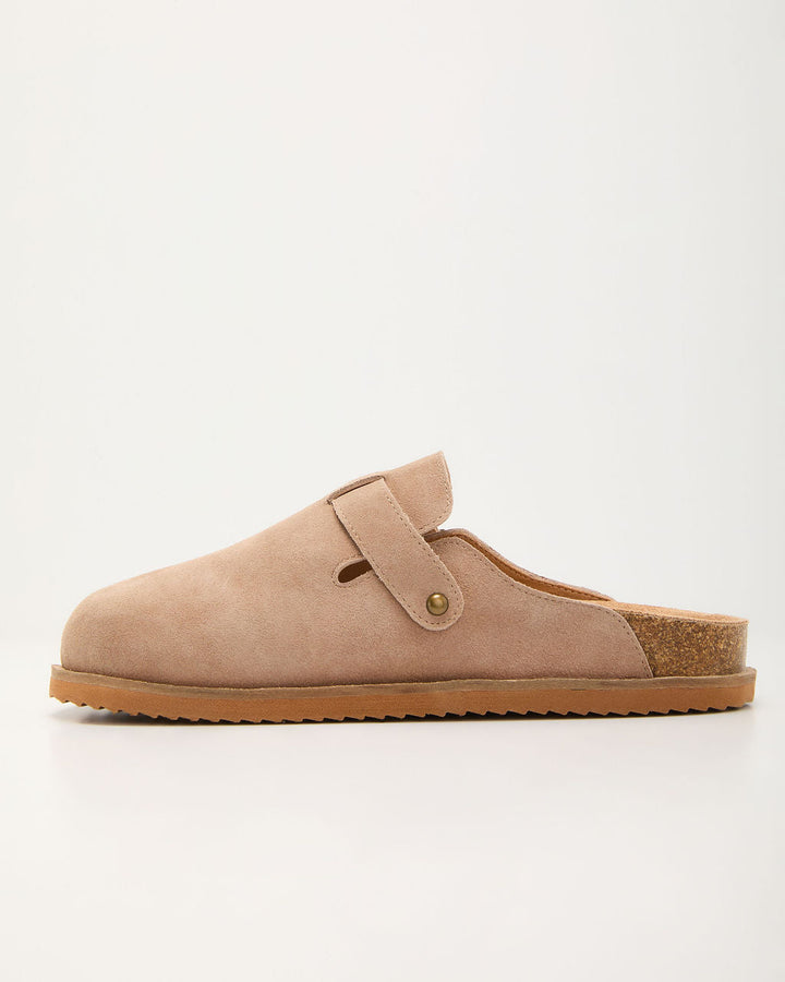 Estina Faux Suede Clogs