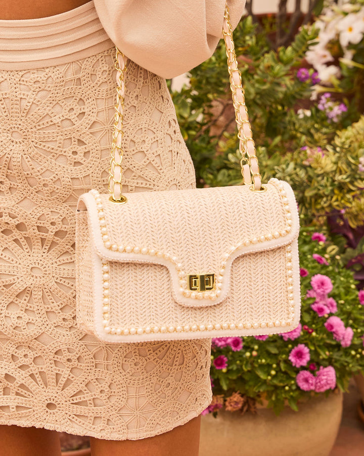 Jenie Straw Shoulder Bag