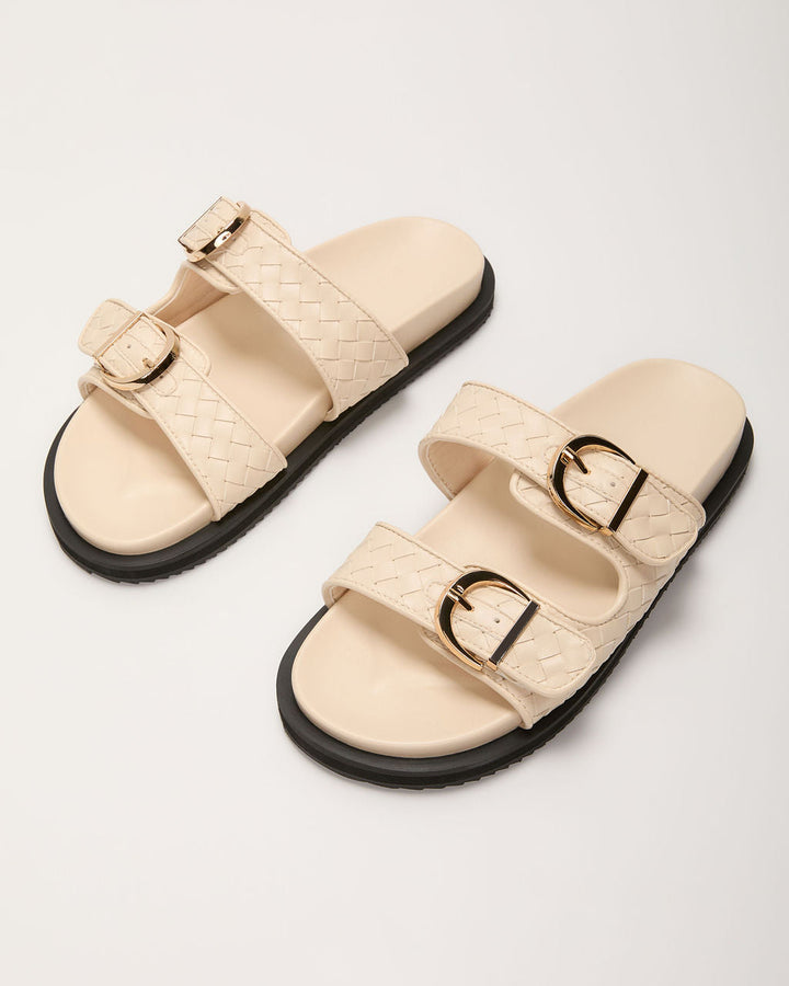 Kaylah Woven Buckle Sandals