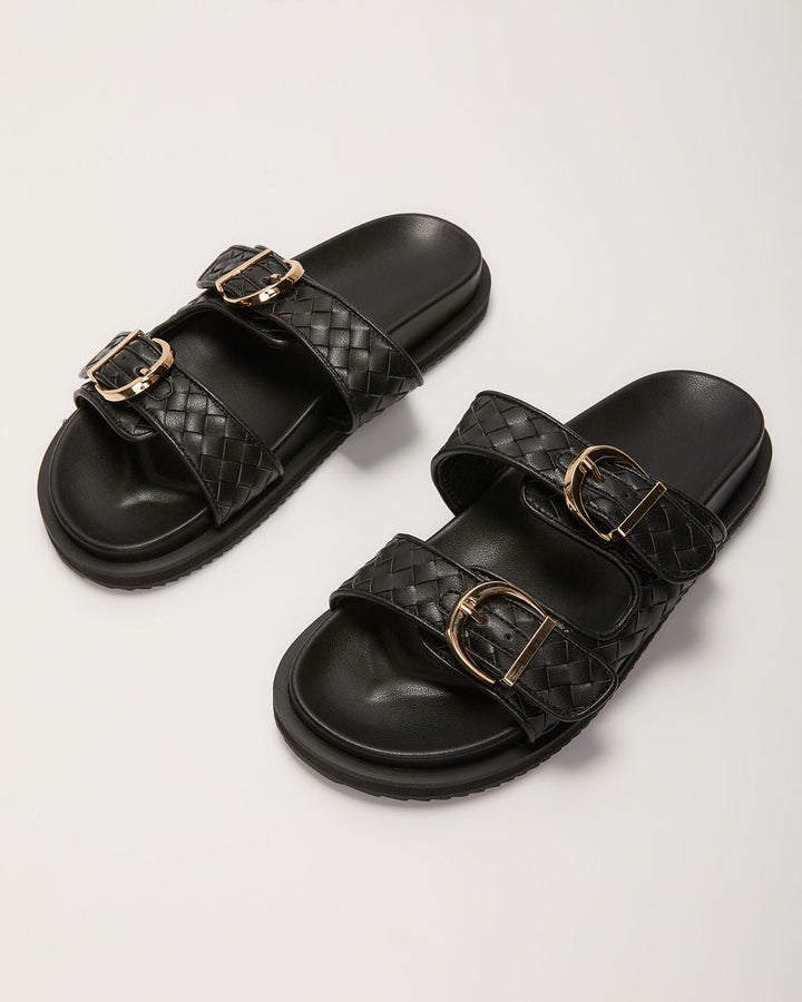 Kaylah Woven Buckle Sandals