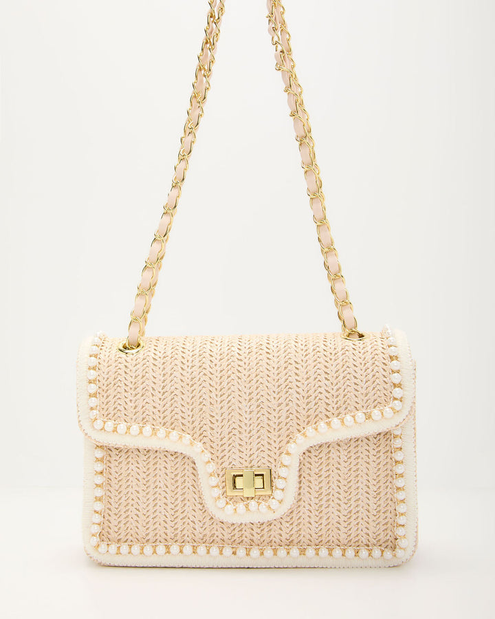 Jenie Straw Shoulder Bag