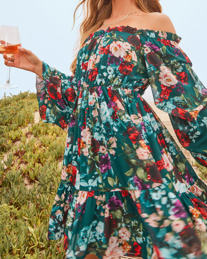 Romance Me Floral Babydoll Mini Dress