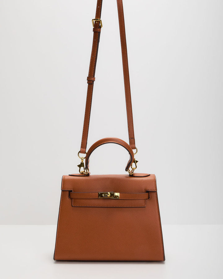 Tracey Large Structured Top Handle Bag