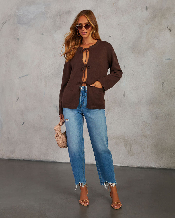 Phoebe Front Tie Cardigan