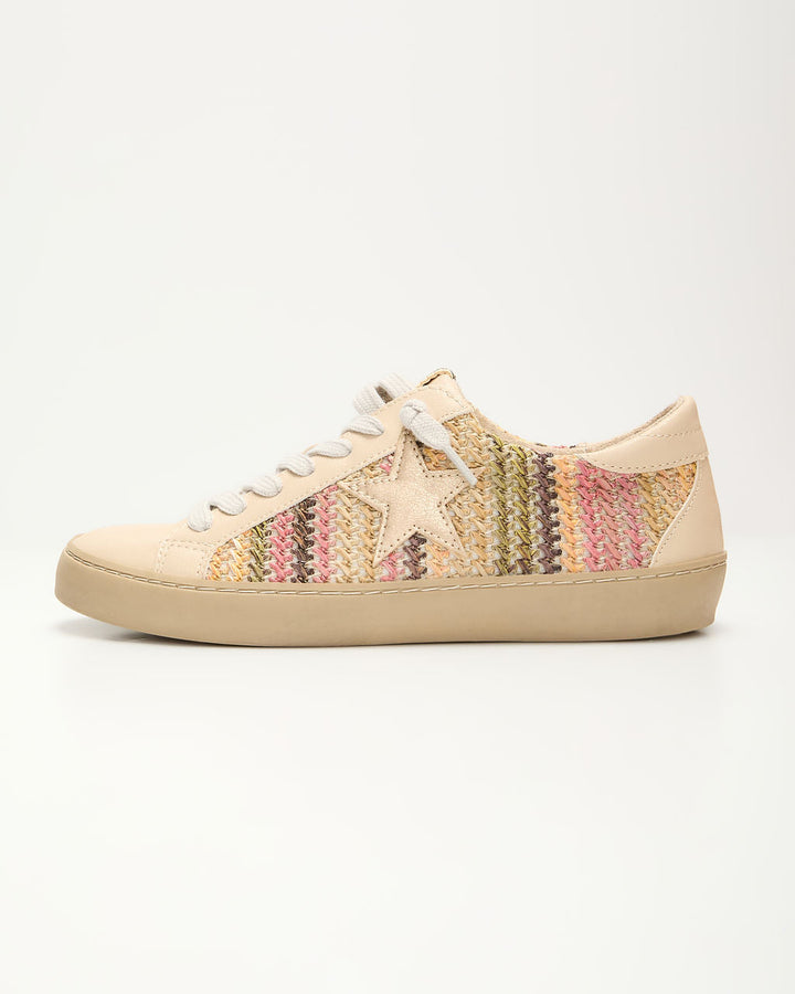 Coolway Multi Color Stitched Star Sneakers