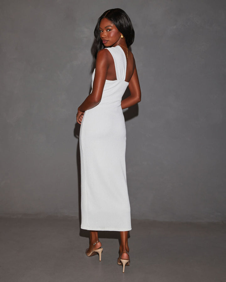 Emberly One Shoulder Midi Dress