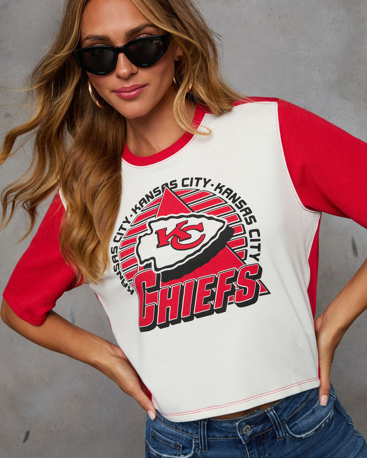 Kansas City Chiefs Short Sleeve Graphic Top