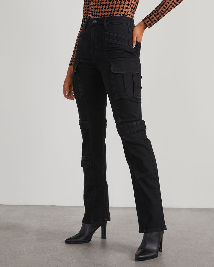 Zhaire Super Stretch High Rise Straight Jeans
