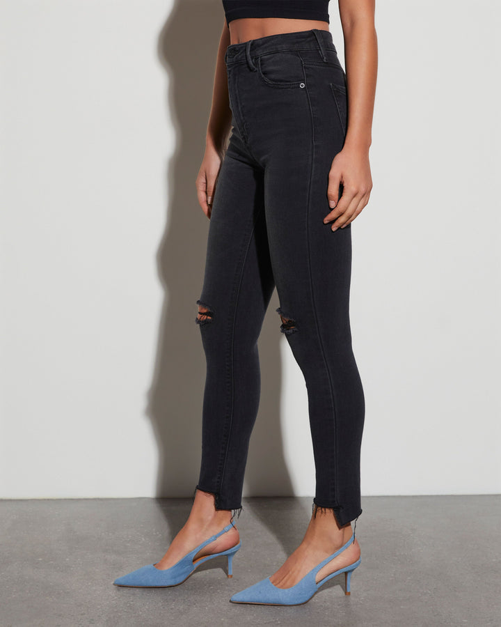 Volt Super Stretch High Rise Distressed Skinny