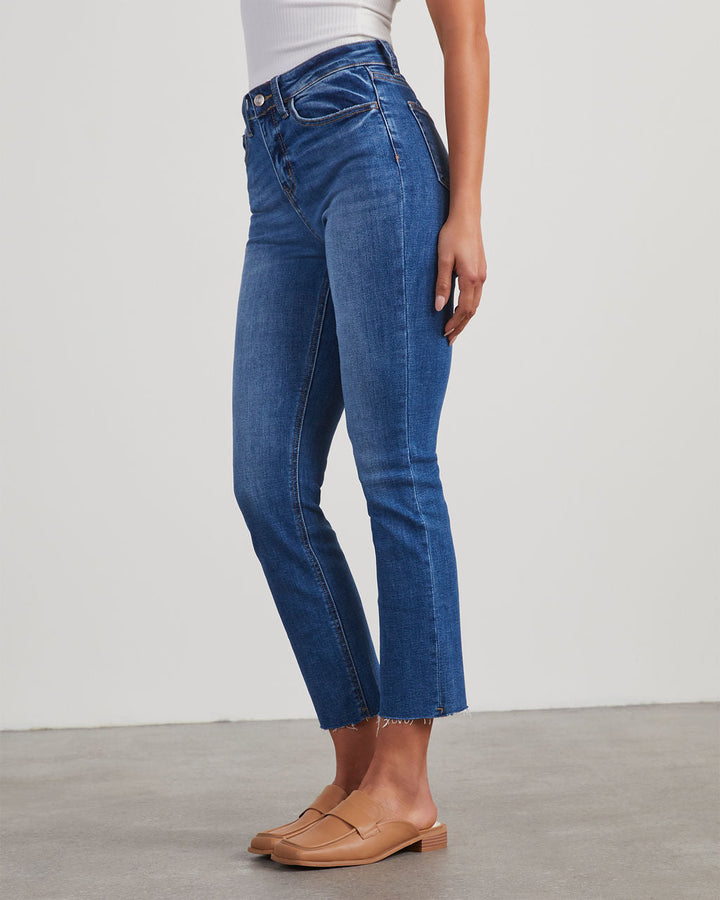 Ronnie Super Stretch High Rise Straight Leg Jeans