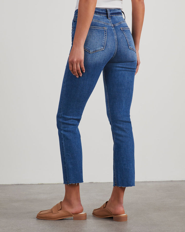 Ronnie Super Stretch High Rise Straight Leg Jeans