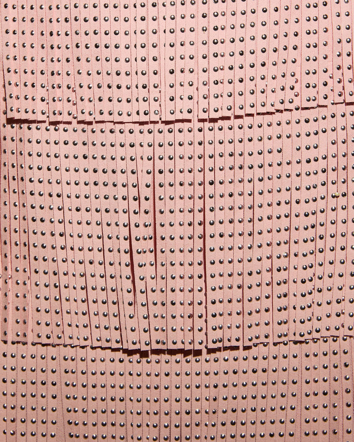 Zoie Studded Fringe Mini Skirt