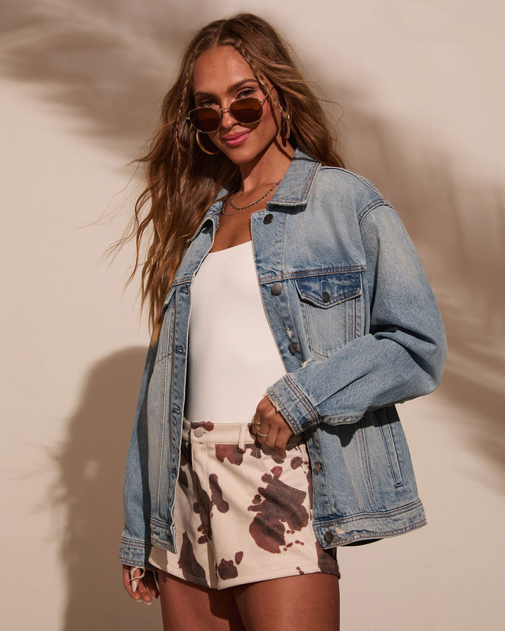 Influencer Oversized Denim Jacket