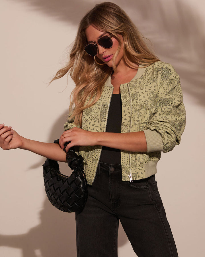 Seasons Edge Paisley Printed Jacket