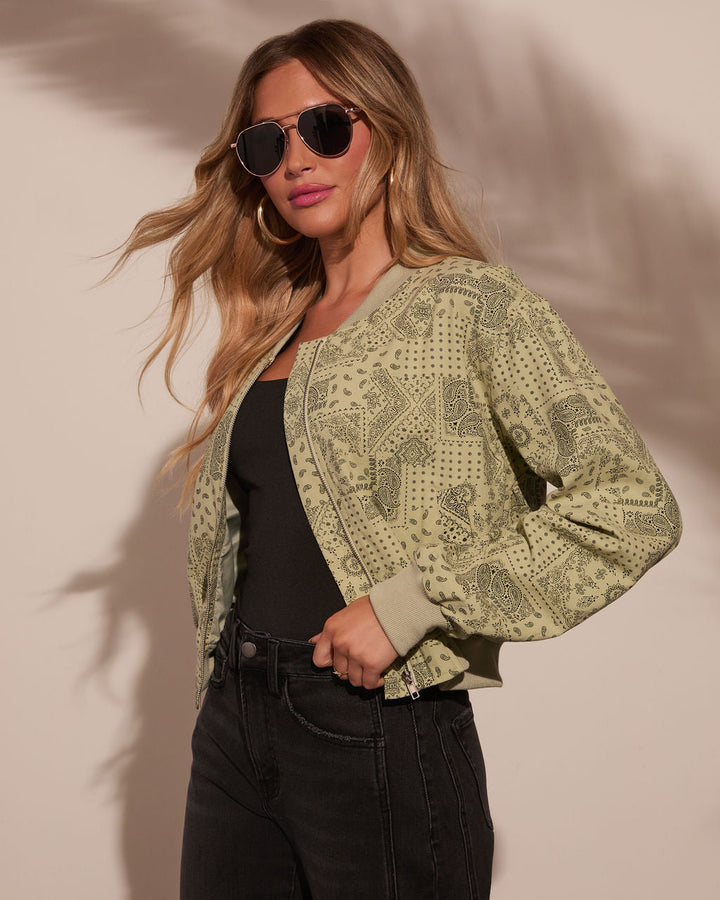 Seasons Edge Paisley Printed Jacket