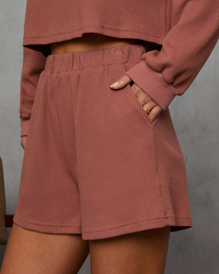 Sicilian Sky Relaxed Pocketed Shorts