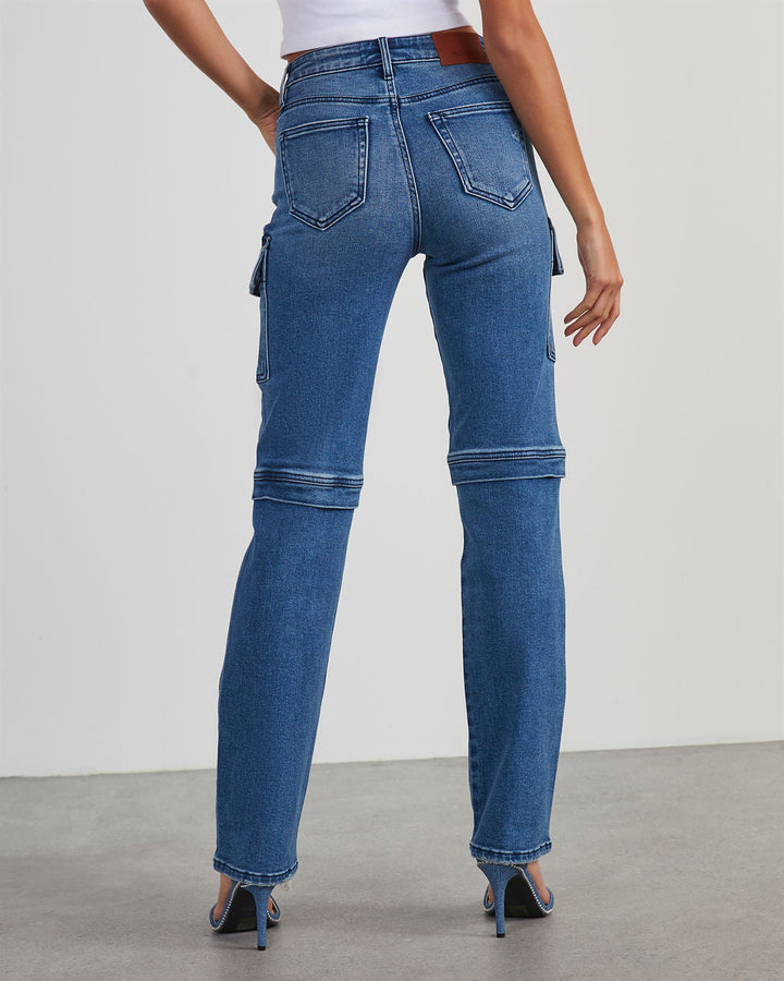Zhaire Super Stretch High Rise Straight Jeans