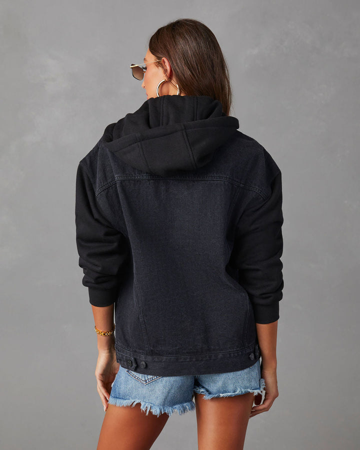 Gerardi Hooded Denim Jacket
