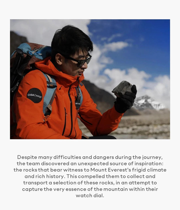 CIGA Design Men's Watch: Mount Everest Edition Central Tourbillon