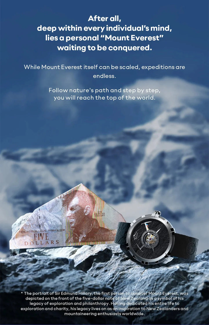 CIGA Design Men's Watch: Mount Everest Edition Central Tourbillon