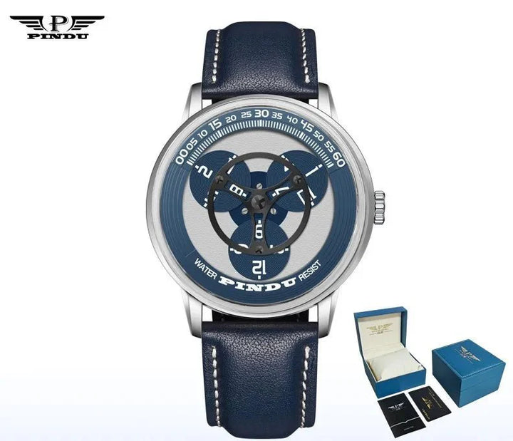Pindu Men's Watch 8215 Movement Luxury Mechanical Design with Waterproof Feature