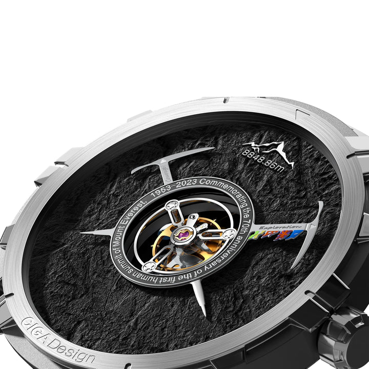 CIGA Design Men's Watch: Mount Everest Edition Central Tourbillon