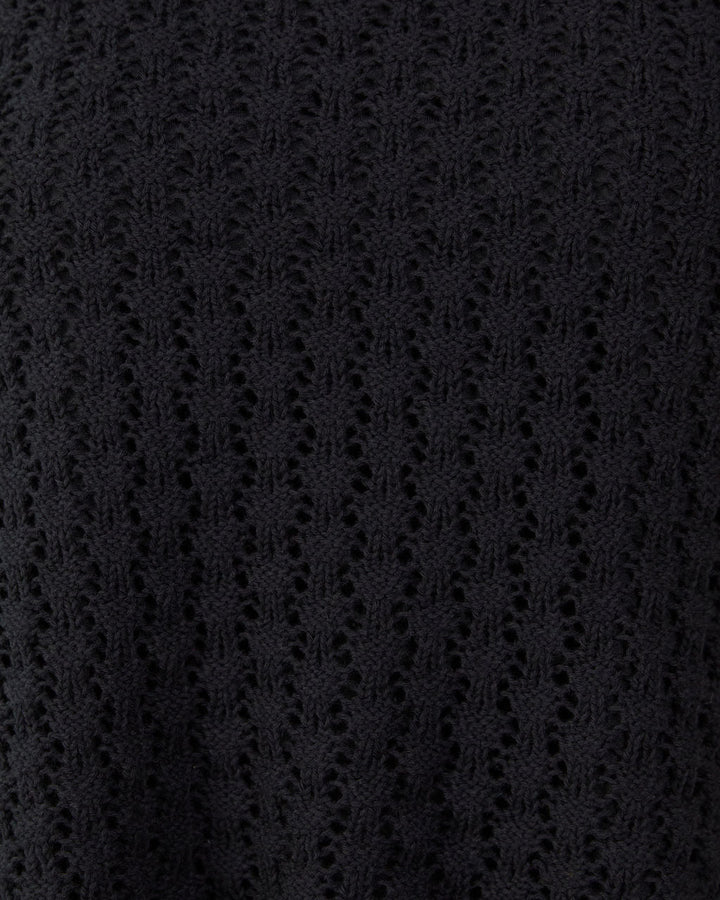 Alisa Cotton Shoulder Tie Crop Top