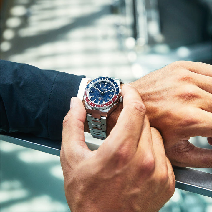 Citizen Gents Mechanical Series 8 GMT Watch
