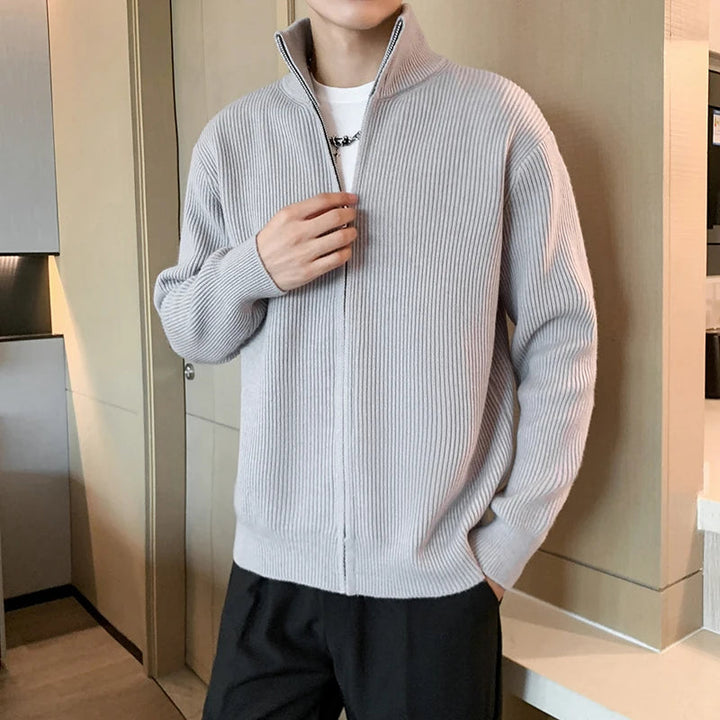 The Nive Cashmere Cardigan Gray