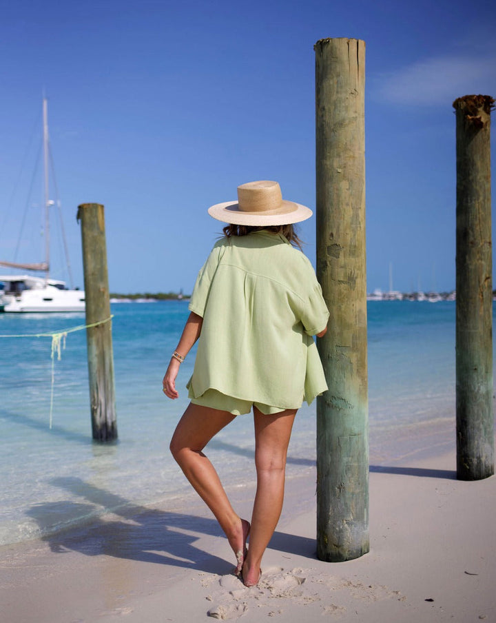 Dylan Relaxed Button Down Top