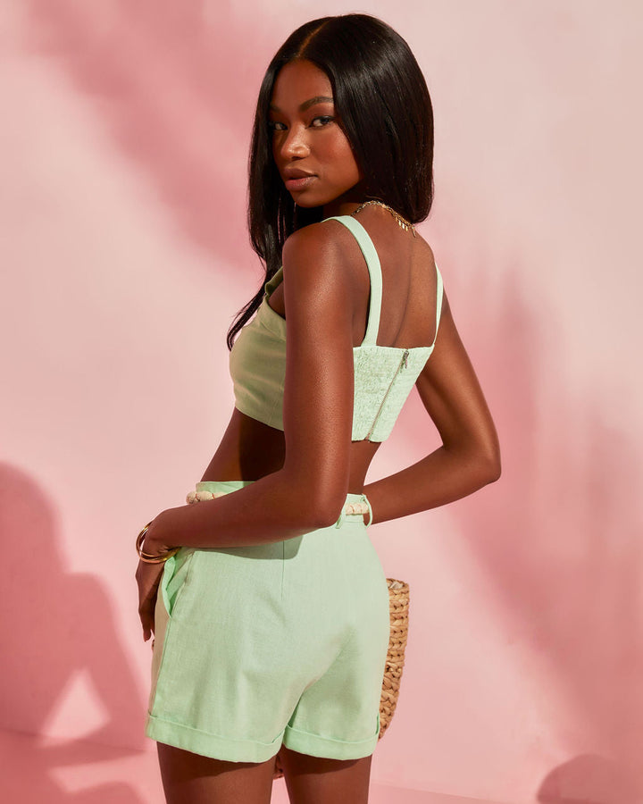 Saylor Cotton Crop Top