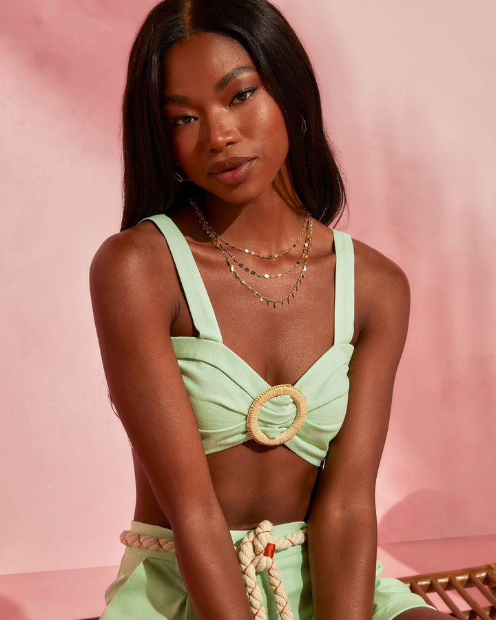 Saylor Cotton Crop Top