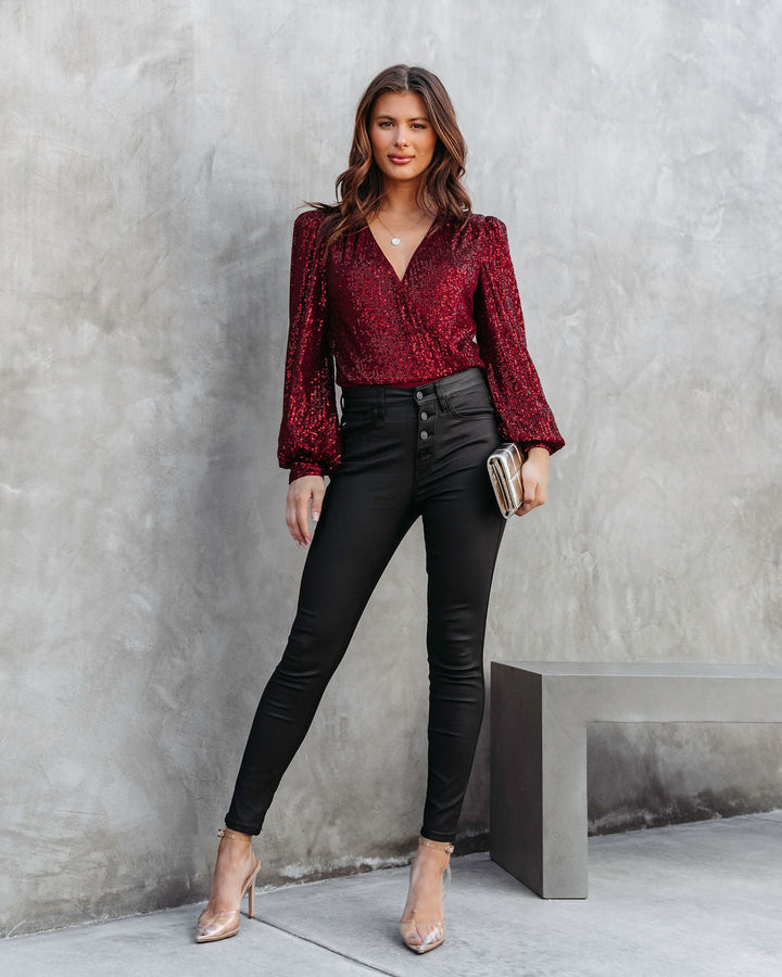 Shine Like No Other Sequin Bodysuit